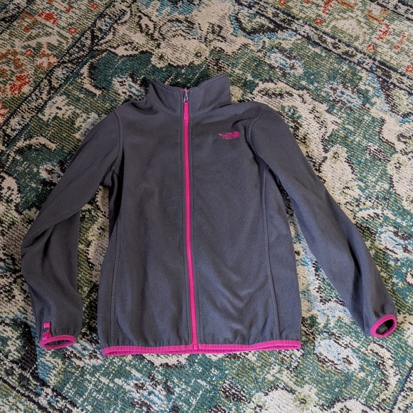 The North Face Gray Jacket with Pink Accents - Picture 8 of 11